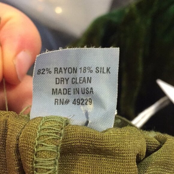 S LOVE TANJANE Velvet Pants FF62 4724 - Picture 5 of 6